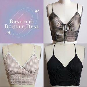 3 for $25☀️ Summer Bralette/ Crop Top Special